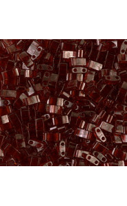 Miyuki half tila 5x2.4mm beads - Garnet gold luster HTL-304